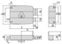 Immagine di SERRATURA MECCANICA DA APPLICARE CON CATENACCIO A 2 MANDATE, TIRETTO E POMOLO SERIE 50110 PER PORTE IN LEGNO