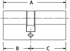 Immagine di CILINDRO DOPPIO EUROPEO SAGOMATO PER SERRATURE DA INFILARE FORO YALE