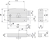 Immagine di SERRATURA MECCANICA DA APPLICARE CON CATENACCIO A 2 MANDATE E QUADRO MANIGLIA SERIE 50471 PER PORTE IN FERRO