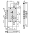 Immagine di SERRATURA DA INFILARE DOPPIA MAPPA A 4 MANDATE SERIE 57535 PER PORTE BLINDATE